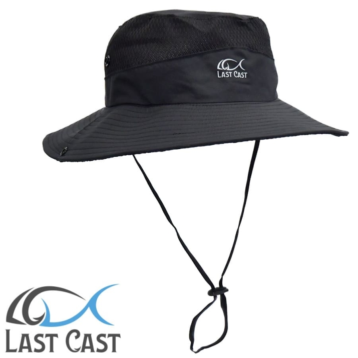 Last Cast Adventure Hat Black | Fishing Zone