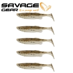 Savage Gear Fat Minnow T-Tail 13cm 5pcs Комплект силиконови примамки