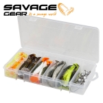 Savage Gear Cannibal Shad Kit 8 & 10cm Mixed Colors 36pcs Комплект силиконови примамки