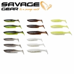 Savage Gear Fat Minnow T-Tail Kit 7.5 & 9 & 10.5cm Mixed Colors 36pcs Комплект силиконови примамки