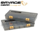 Savage Gear Flat Lurebox 4 Smoke Kit 23x11x3.5cm 2pcs Кутии за примамки