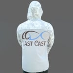 Last Cast Camo Grey Hoodie UPF 50+ UV Блуза