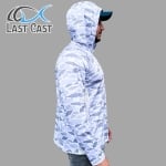 Last Cast Camo Fish Mesh Hoodie UPF 50+ UV Блуза с качулка