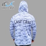 Last Cast Camo Fish Mesh Hoodie UPF 50+ UV Блуза с качулка