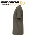 Savage Gear SG4 Logo T-Shirt Loden Green Тениска