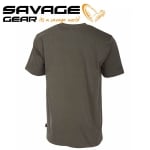 Savage Gear SG4 Logo T-Shirt Loden Green Тениска