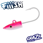 Fiiish Crazy Sand Eel No3 Monster Jig Head 100g X-Strong Fluo Pink Дджиг глава