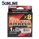 Sunline Amazer X8 Multi Color HG 200m Плетено влакно
