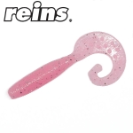 Reins Fat G Tail Grub 2.0 - 128 Glow Bubblegum Silver 20pcs