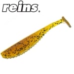 Reins S-Cape Shad 3.5 - 429 Motor Oil Pepper 6pcs