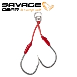 Savage Gear Bloody Assist Hook J Double Asymmetric Асист куки