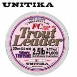 Unitika Silver Thread Trout Leader FC 30m Флуорокарбон