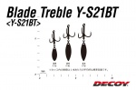 Decoy Treble Y-S21BT Тройка кука с листо
