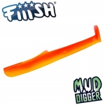 Fiiish Mud Digger 90 - 9cm Силиконова примамка тела