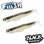 Fiiish Black Minnow No2 Double Combo - 9 cm, 5g Силиконова примамка