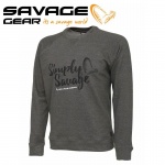 Savage Gear Simply Savage Sweater Melange Grey Блуза