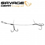 Savage Gear Carbon49 Double Stinger Double hook stinger