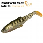 SG Craft Cannibal Paddletail 6.5cm 4g Olive Pearl Silver Smolt