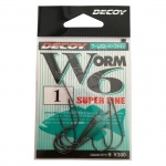 Decoy Worm 6 Super Fine Hook