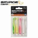 Savage Gear Slender Scoop Shad 11cm Mix 4pcs Комплект силиконови примамки