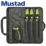 Mustad Knife Kit 3pcs + Sharperner Green MT102 Комплект ножове