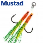 Mustad Micro Worm Double Jigging Assist Rig J-ASSIST6 Асист куки