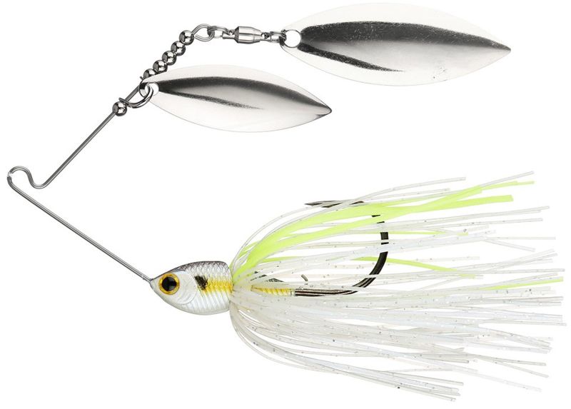 Lucky Craft SKT Spinner Bait 5/8oz Double Willow Chartreuse Shad