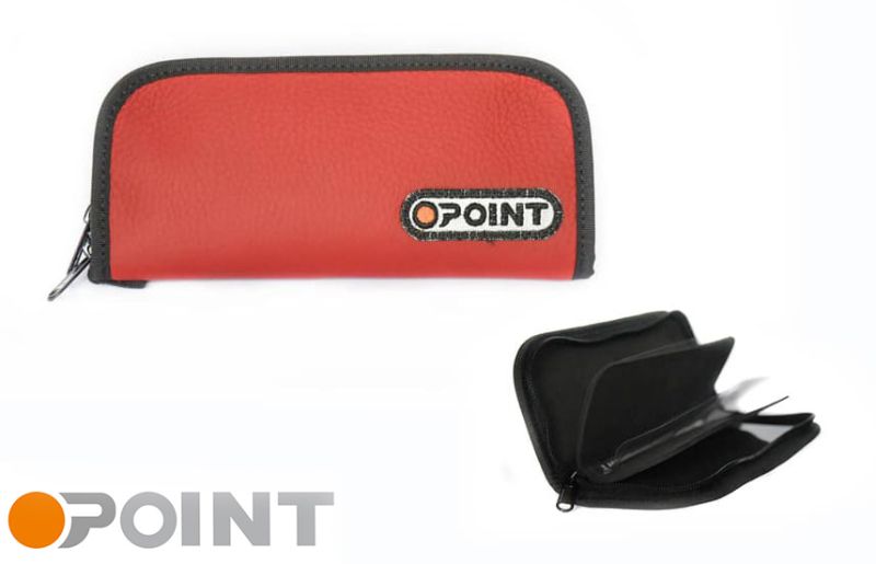Orange Point Wallet Red
