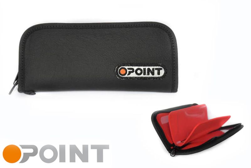 Orange Point Wallet Graphite