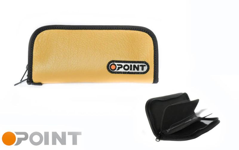 Orange Point Wallet Ocher