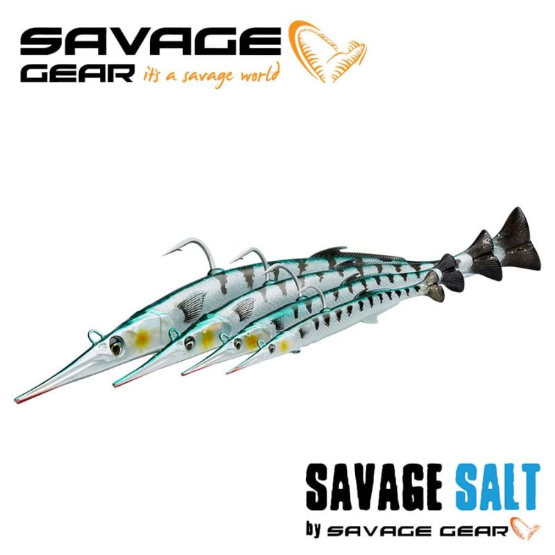 Savage Gear 3D Needlefish Pulsetail 2+1 30cm 105g Силиконова примамка  