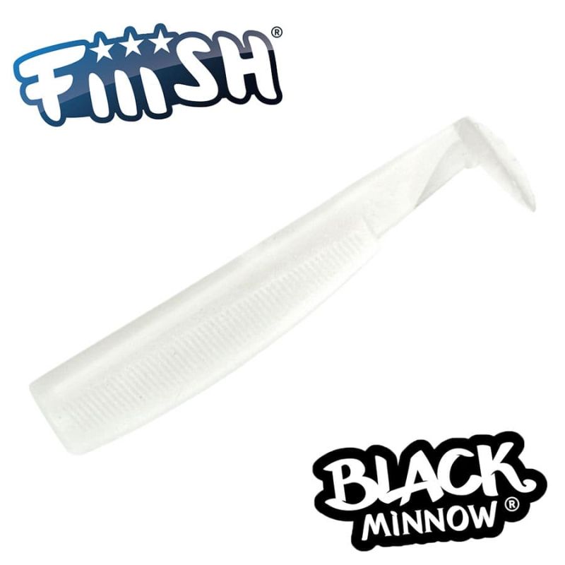 Fiiish Black Minnow No1 - White