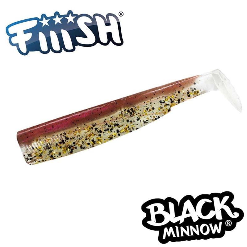 Fiiish Black Minnow No3 - Wine Glitter