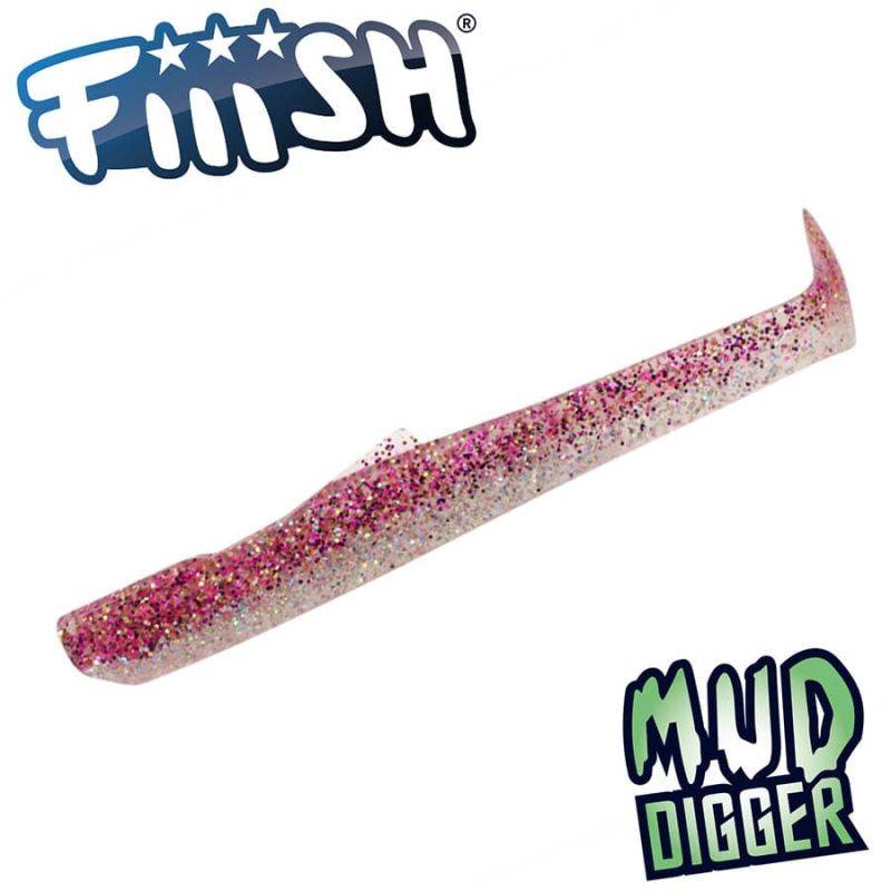 Fiiish Mud Digger - Purple Glitter