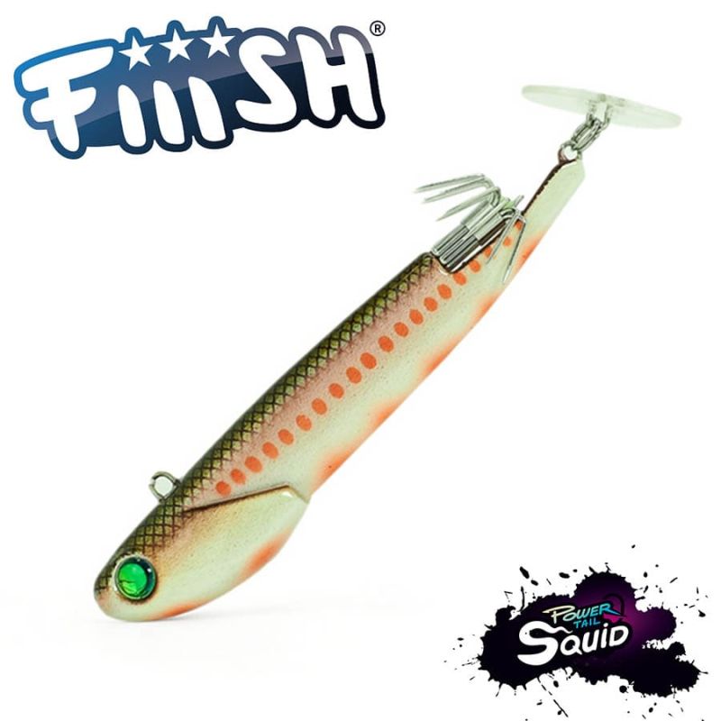 Fiiish Power Tail Squid - Off Shore - 25g - Red Mullet