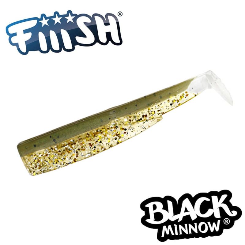 Fiiish Black Minnow No4 - Kaki Glitter