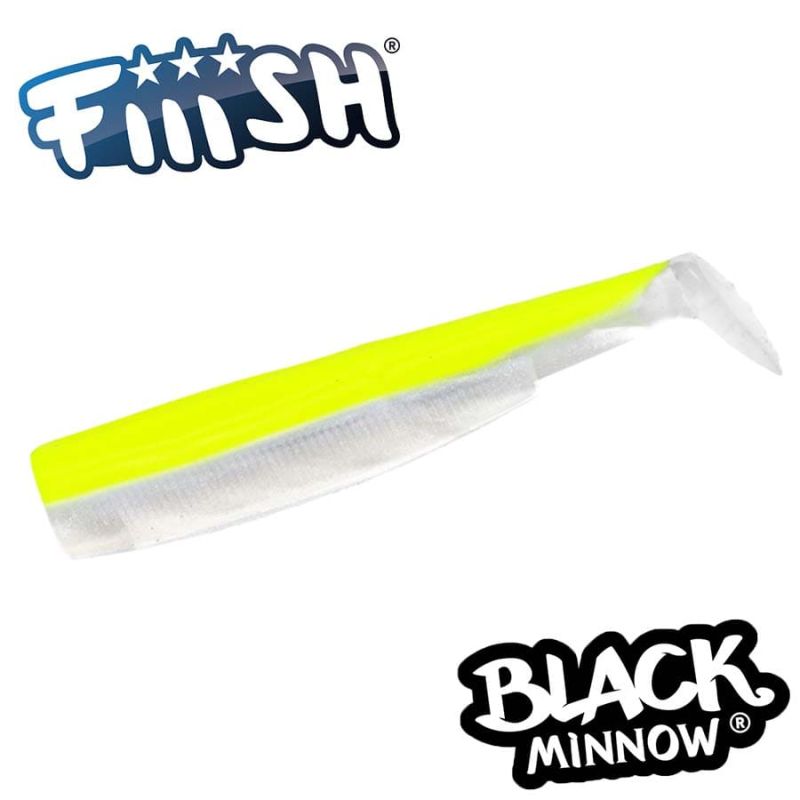 Fiiish Black Minnow No4 - Yellow/White