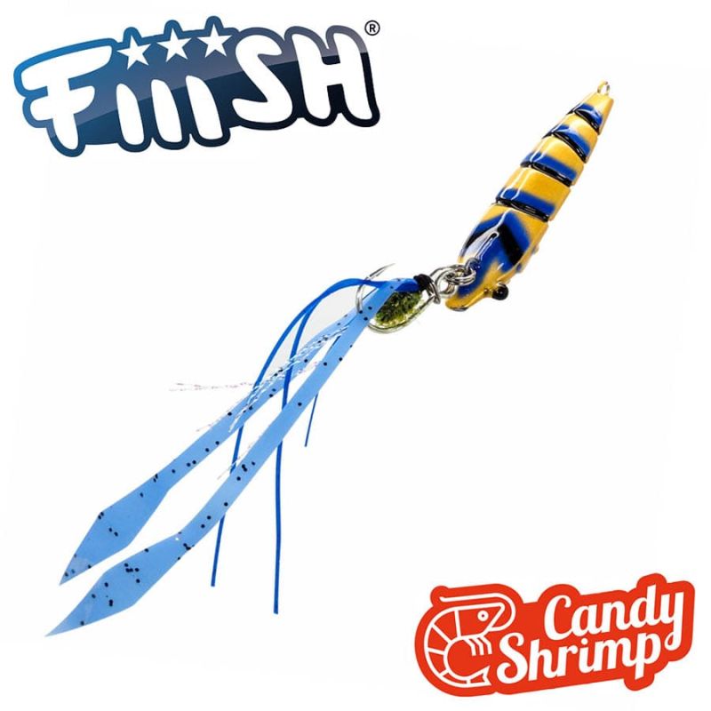 Fiiish Candy Shrimp - 15g - Gold Blue