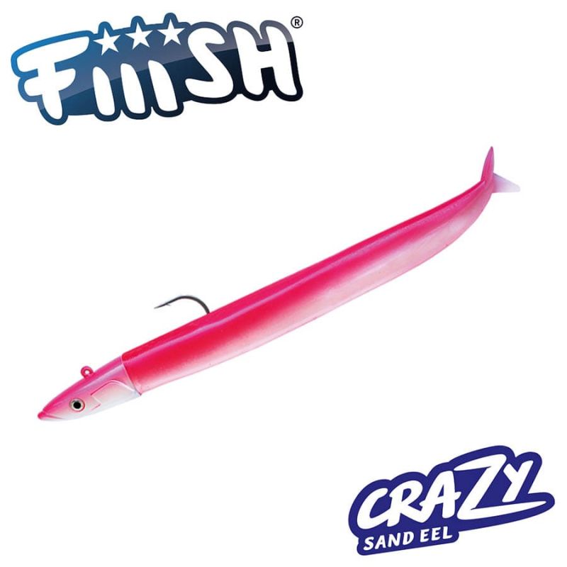 Fiiish Crazy Sand Eel No4 Combo - 30 cm | 160g - Fluo Pink