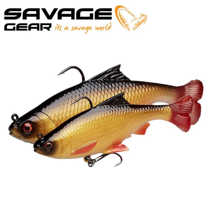 Savage Gear 3D Pulse Tail Roach 10cm 2 броя Силиконова примамка 