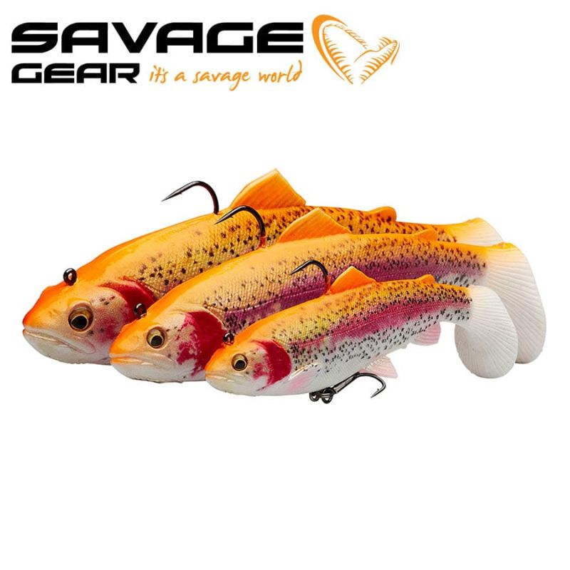 Savage Gear 4D Trout Rattle Shad 12.5cm MS Силиконова примамка 