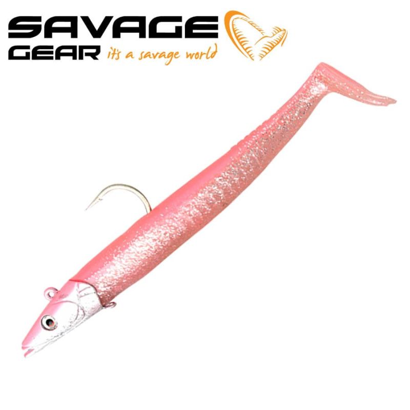 SG Sandeel 12.5cm 23g 43-Pink Glitter 2+1pcs