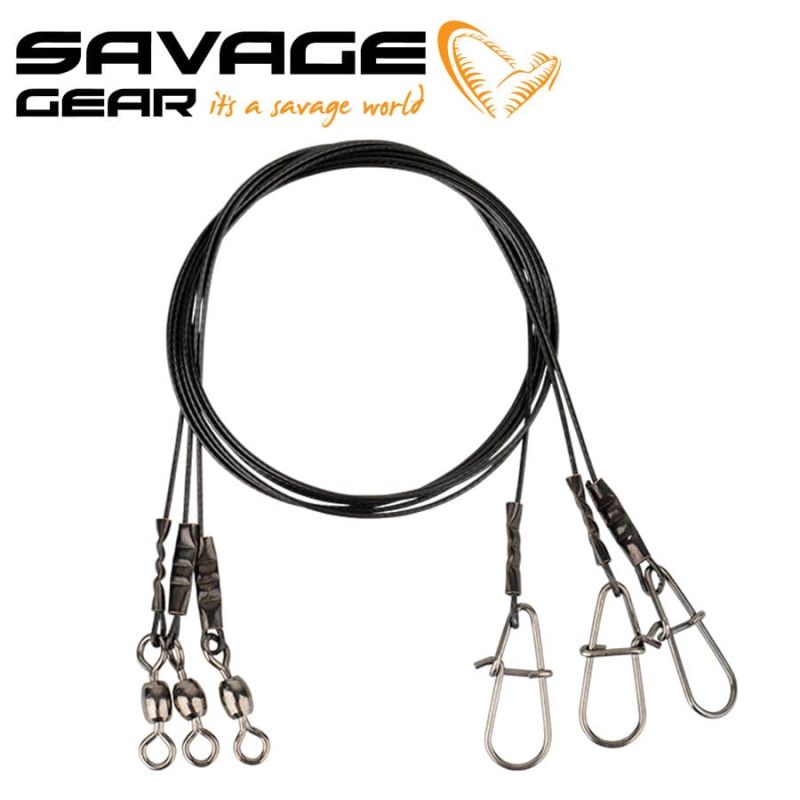 Savage Gear Black7 Trace 50cm 0.60mm 25kg Метален повод 