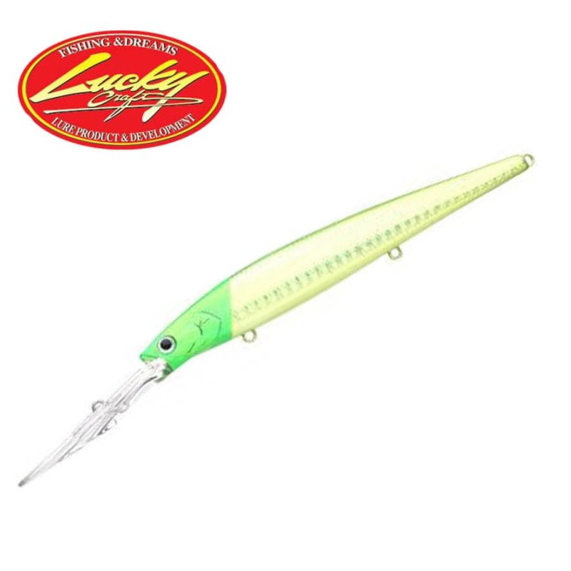 Lucky Craft Staysee 120 SP Laser Green Head Chart