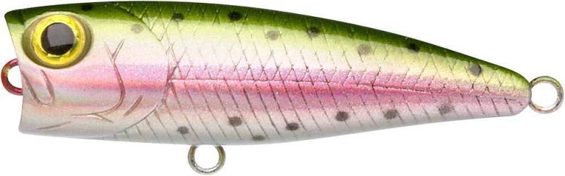 Lucky Craft Bevy Popper 50 Laser Rainbow Trout