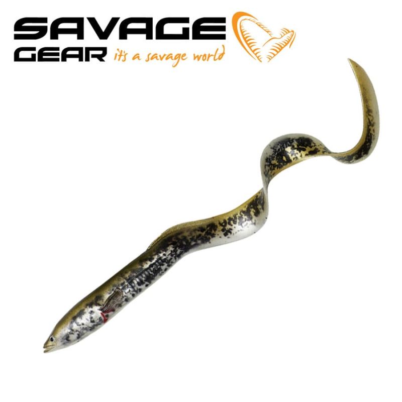 2pcs Savage Gear 3D Real Eel Bulk soft bait 20cm 27g