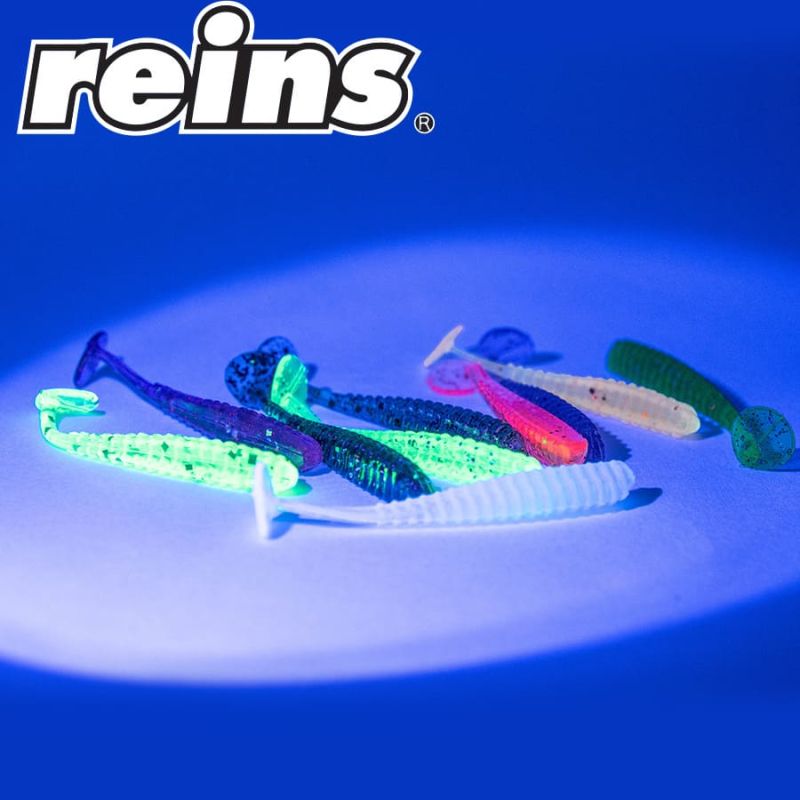 Reins Aji Ringer Shad 1.5 inch 4cm 15pcs Lure Soft Bait Made in Japan COLOURS