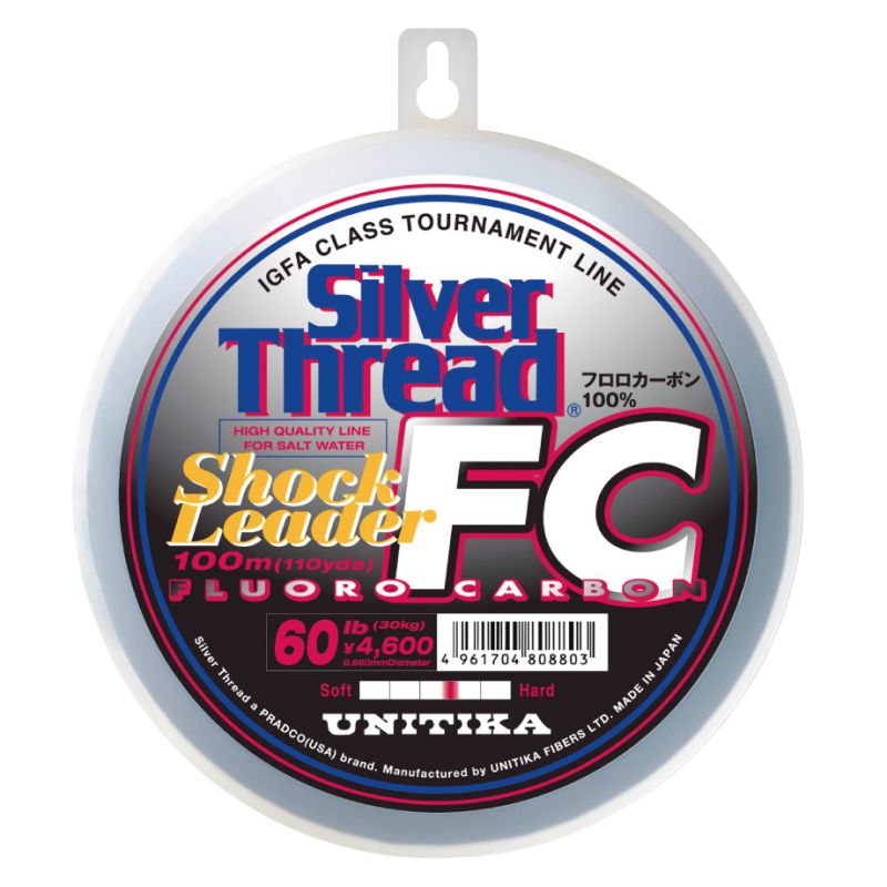 Unitika Silver Thread Shock Leader 100 m Флуорокарбон