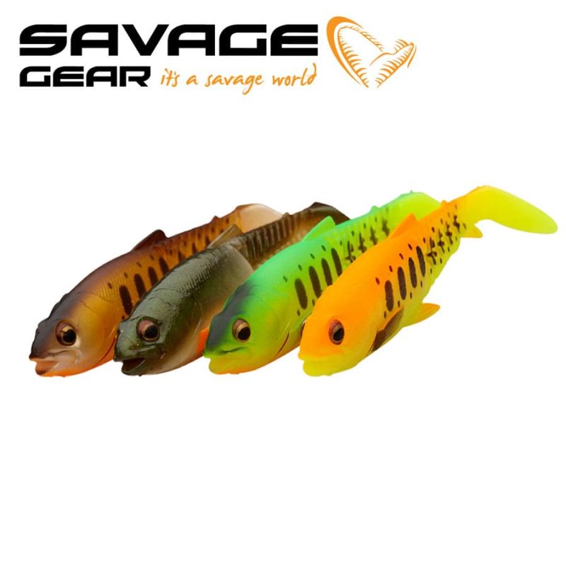 Savage Gear Craft Cannibal Paddletail 12.5cm Mix 4pcs Комплект силиконови примамки