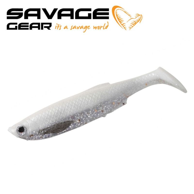 SG LB 3D Bleak paddle tail 8cm 4g White Silver
